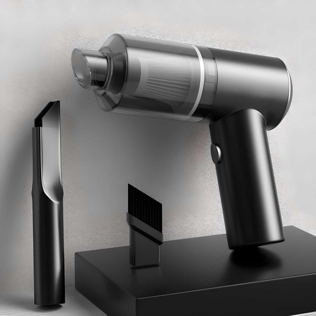 Portable USB Vacuum Cleaner Light for Home (2 in 1 Vaccum Cleaner 120w)(Black), HEPA Filter