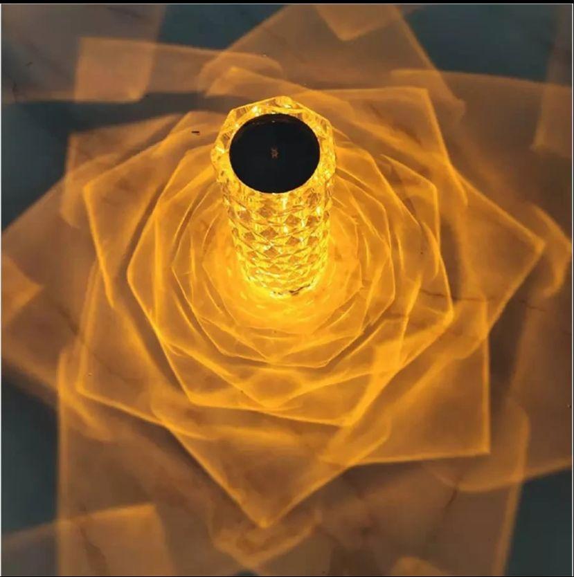 Color Changing Touch Lamp With USB Port