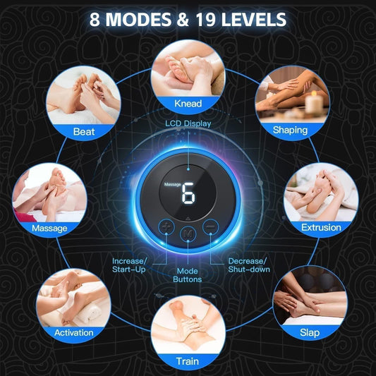 Vibrating Bubble Electric Foot Massager Pad