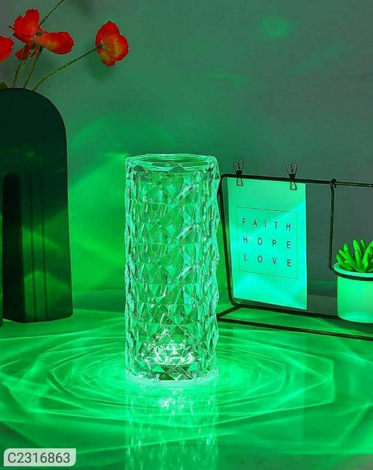 Color Changing Touch Lamp With USB Port